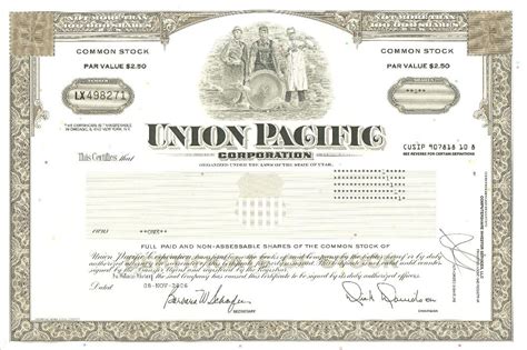 union pacific stock award tax refund