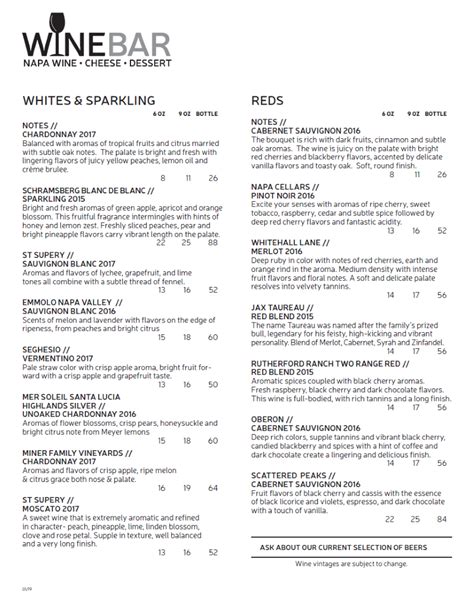 union square cafe wine list