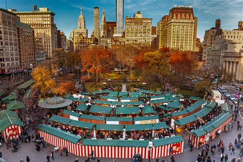 union square christmas market nyc