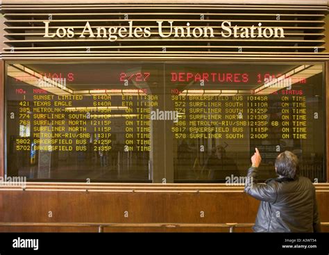 union station los angeles train schedule