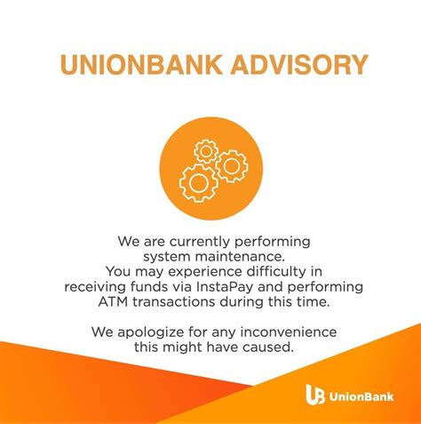 unionbank app maintenance today
