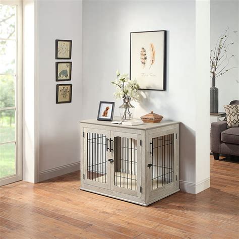 Unipaws Pet Crate End Table Large