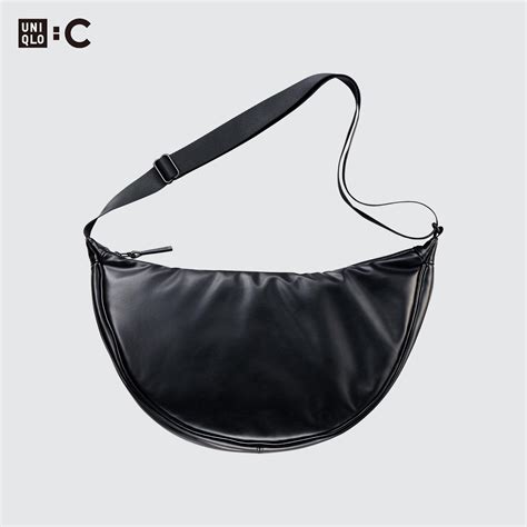 uniqlo faux leather shoulder bag