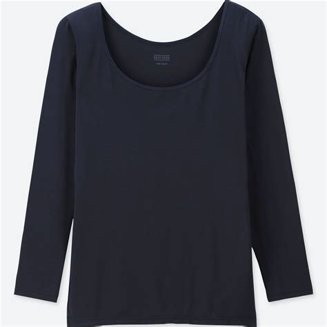 uniqlo heattech scoop neck long sleeve