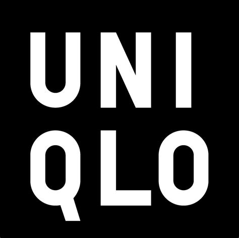 uniqlo logo black and white