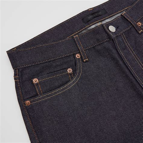uniqlo selvedge jeans regular fit straight