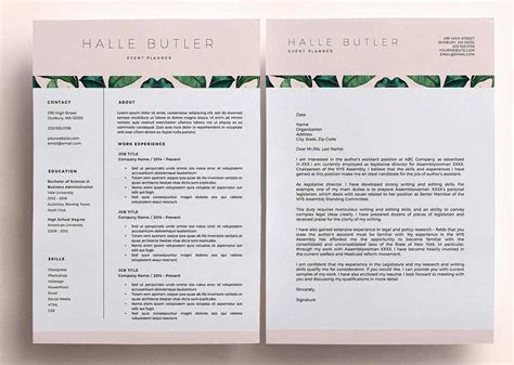 Creative Resume with Cover Letter Creative resume, Cover