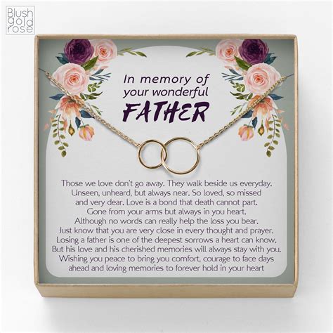 Dad Memorial Gift Loss of Parent Sympathy Gift Bereavement Etsy In