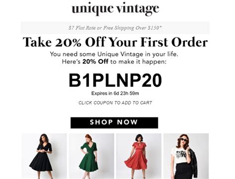 Unique Vintage Coupon – Shop In Style And Save Money