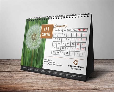 unique calendar design