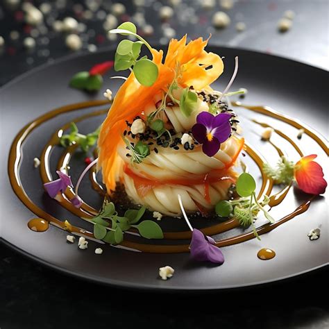 unique dish presentation