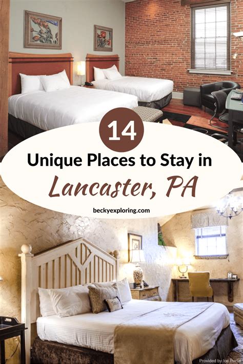 unique hotels in lancaster pa