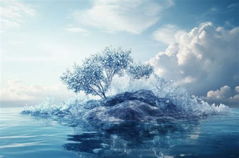 unique island landscape