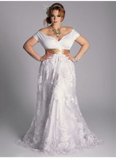 Unique Plus Size Wedding Dresses Rustic