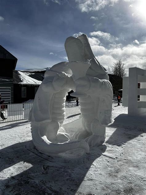 Unique Snow Sculptures