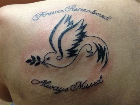 unique tattoo for passed loved ones