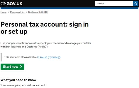 unique tax reference login