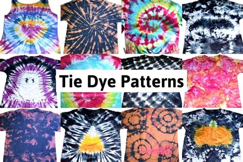 Unique Tie Dye Patterns