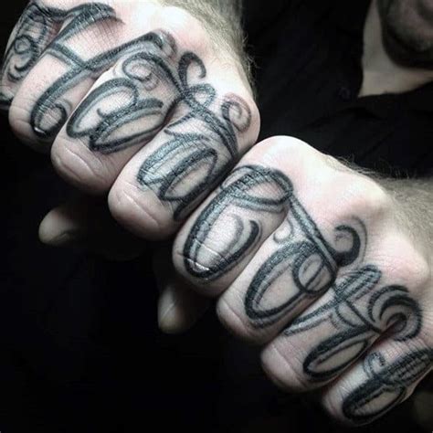 unique words for finger tattoos