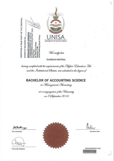 unisa ba law degree