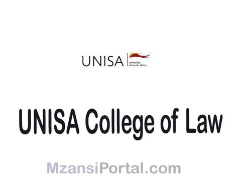 unisa college of law contact details