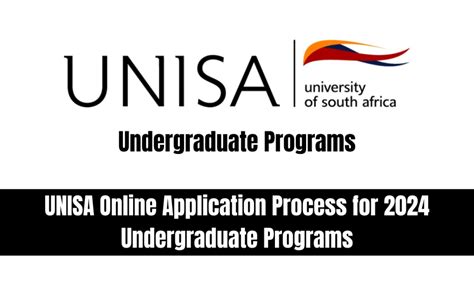 unisa online application 2024 undergraduate
