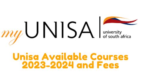unisa online courses and fees
