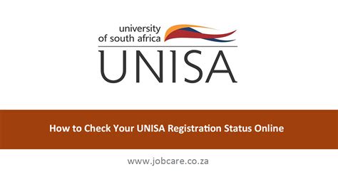 unisa registration status check