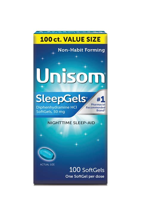 unisom nighttime sleep-aid gels 100 count