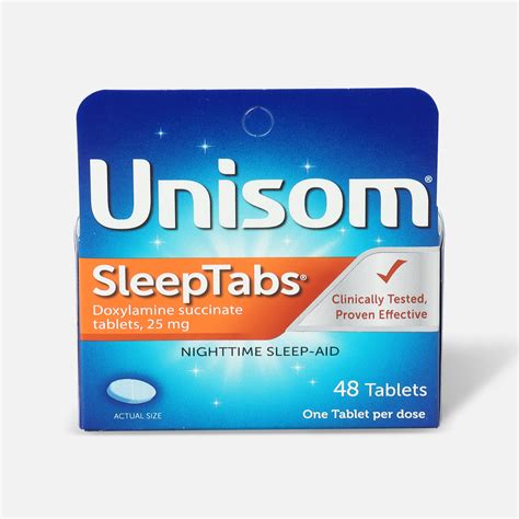 unisom sleep tabs dosage