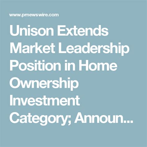 unison home ownership investment