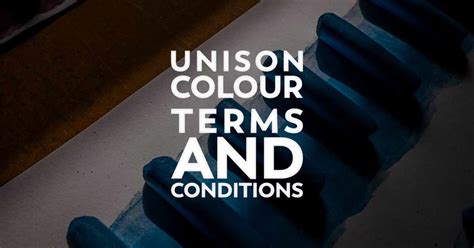 unison terms and conditions