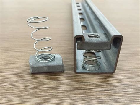 unistrut spring nut sizes