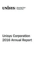 unisys corporation annual report