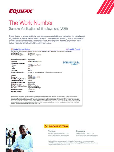 unisys employment verification number