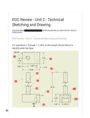 Best Unit 2 Technical Sketching And Drawing Study Guide For Kids