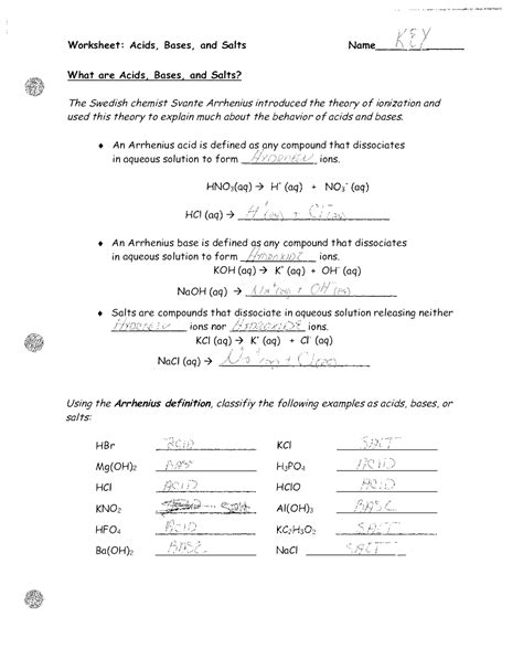 unit 5 solutions acids and bases worksheet answer key