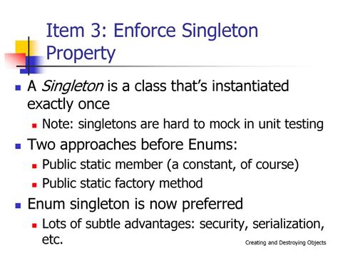 Unit Testing Singleton