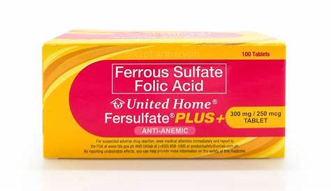 United Home Ferrous Sulfate Plus Fersulfate ( , Iron ) 325mg 100