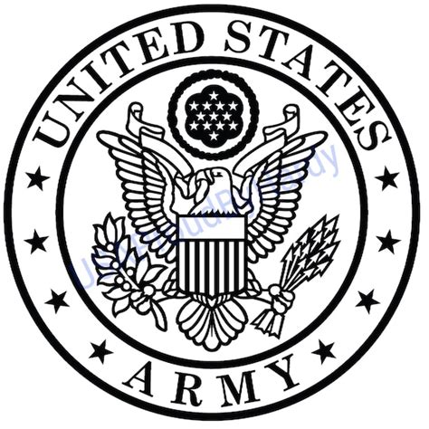 United States Army Seal Logo SVG Digital File Digital File Etsy