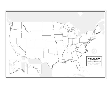 United States Map Blank Big