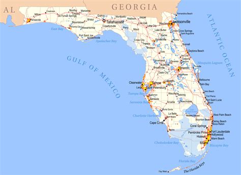 United States Map Florida State
