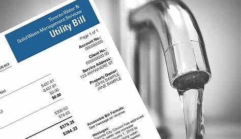 Water Corporation Utility Bill
