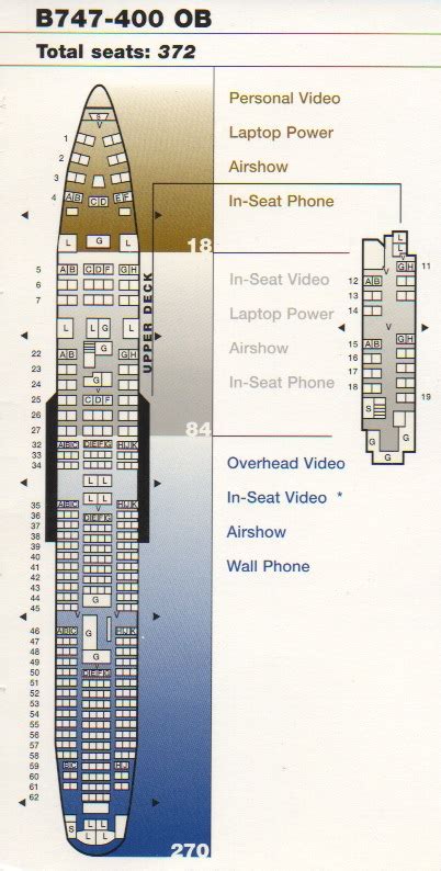 united 747-400 seat map