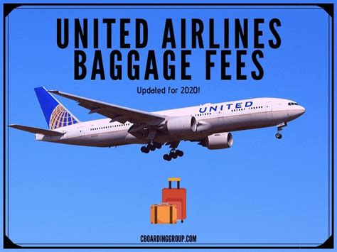 united airlines baggage fees 2020