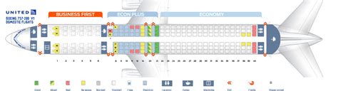 united airlines boeing 757 200 seating plan