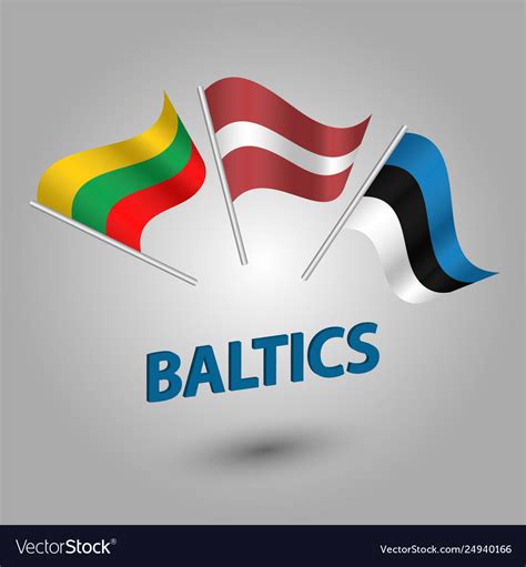 united baltic states flag