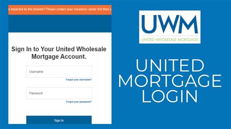 united bank mortgage login