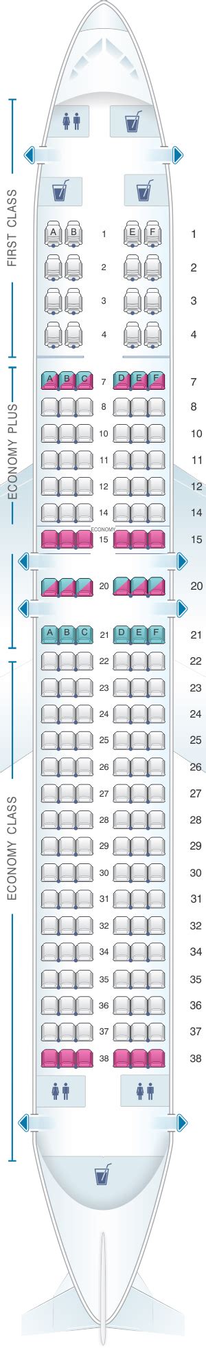 united boeing 737 jet seating chart