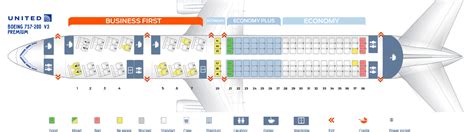 united boeing 757 200 seat map